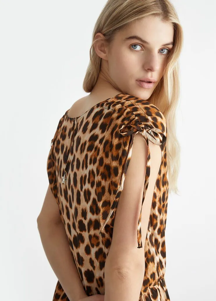 Tuta corta animalier liu jo