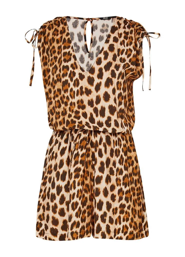 Tuta corta animalier liu jo