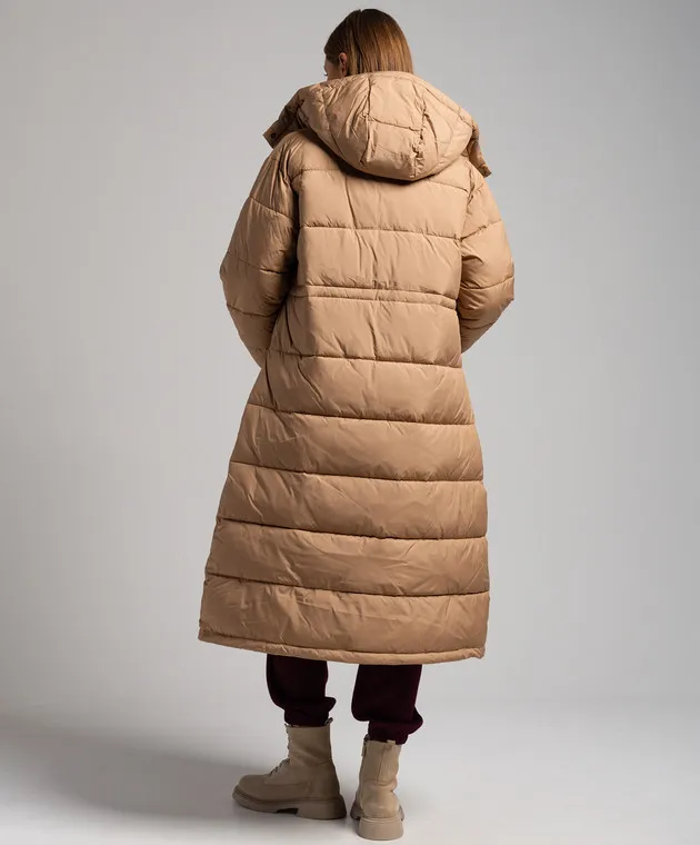 Twinset Cappotto trapuntato marrone 232TT2243
