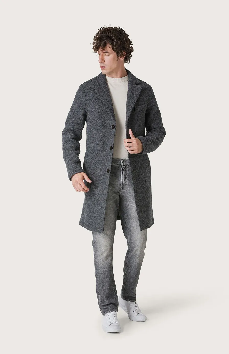 Uomo Seventy Venezia  | Cappotto Semifoderato Con Tasconi