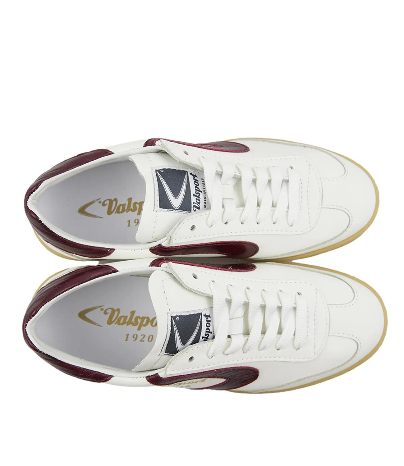 Valsport sneakers bianco/bordeaux donna