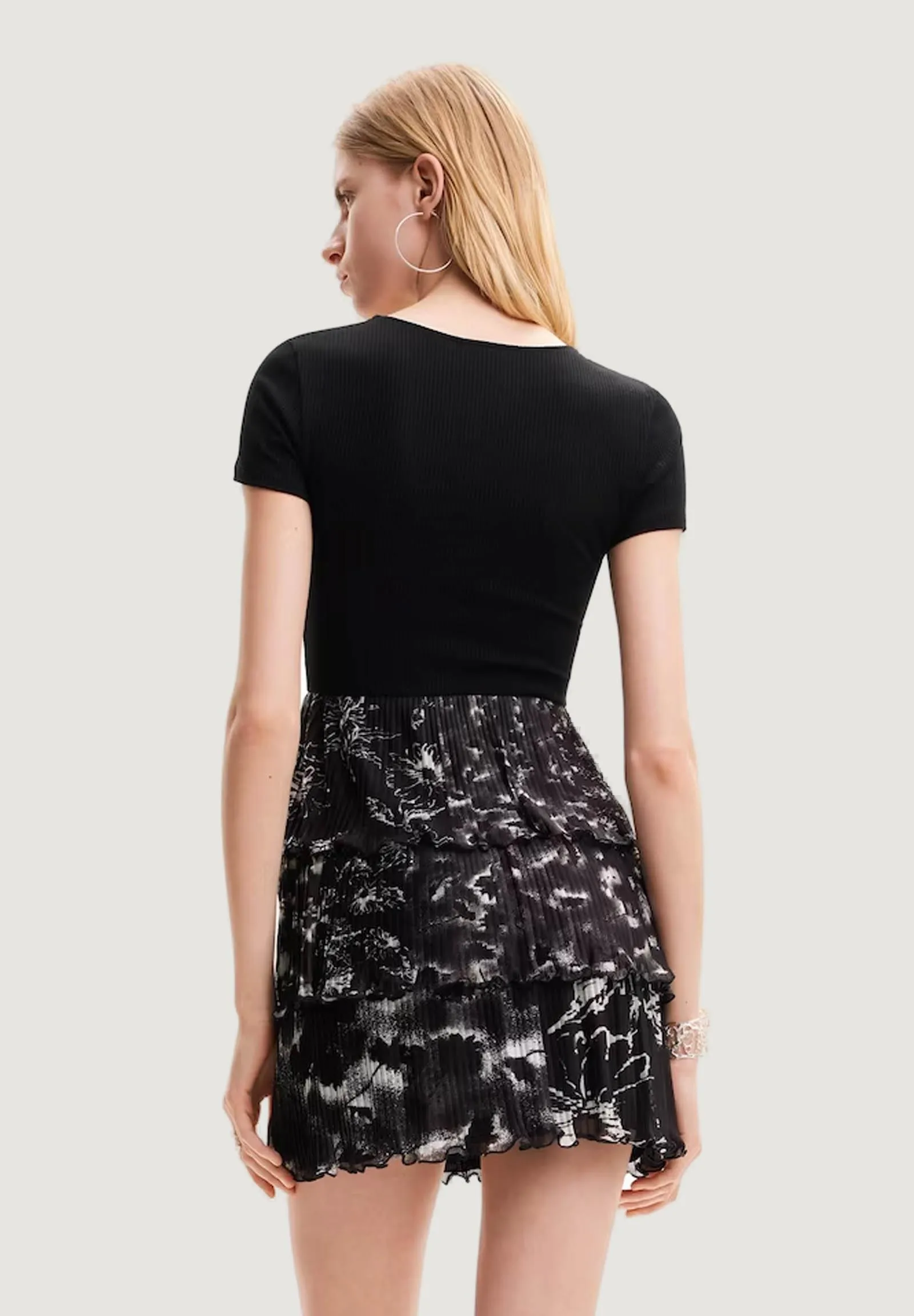 Vestito corto Desigual SAN FRANCISCO Nero