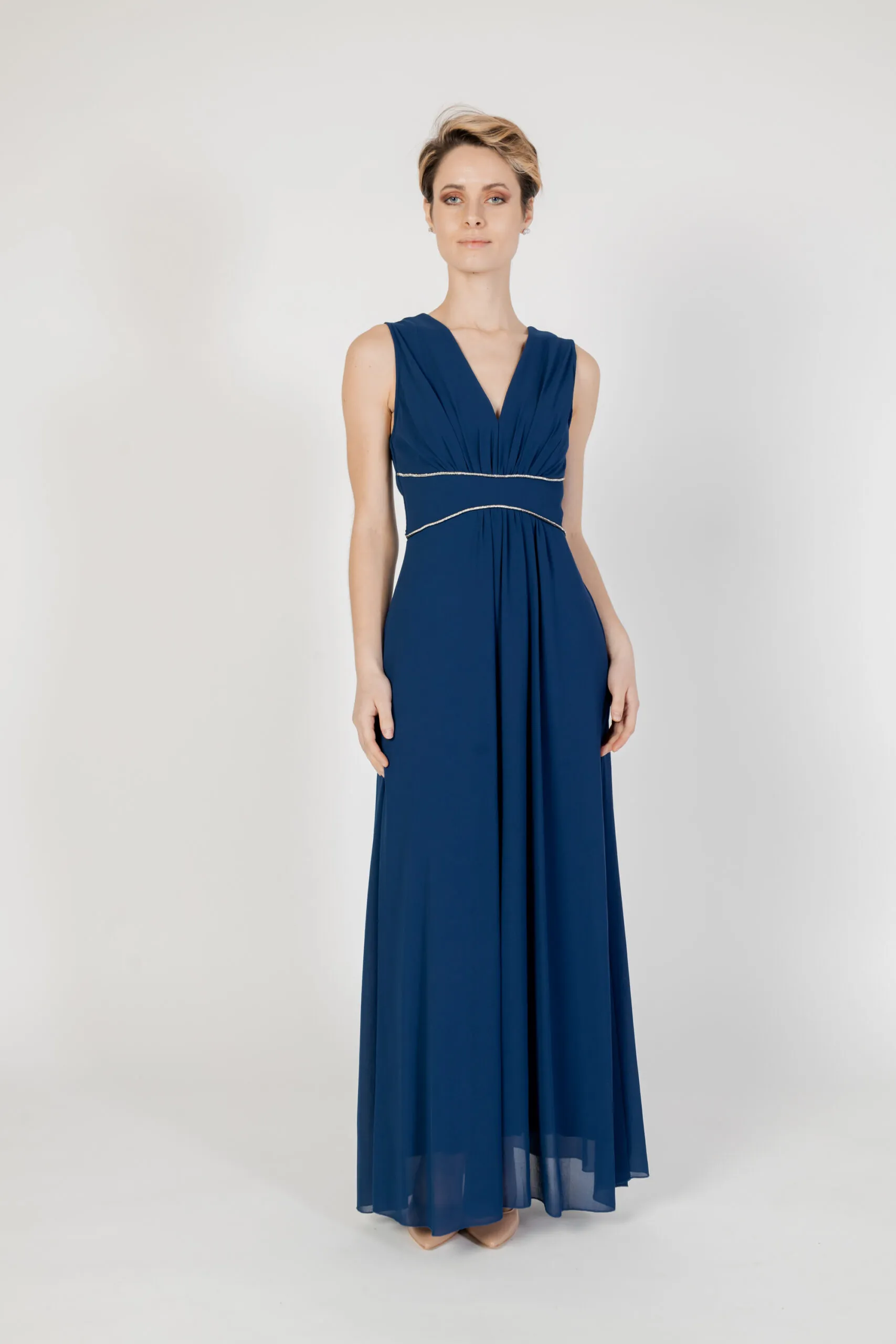 Vestito lungo Rinascimento BACI ANCES-P Blu