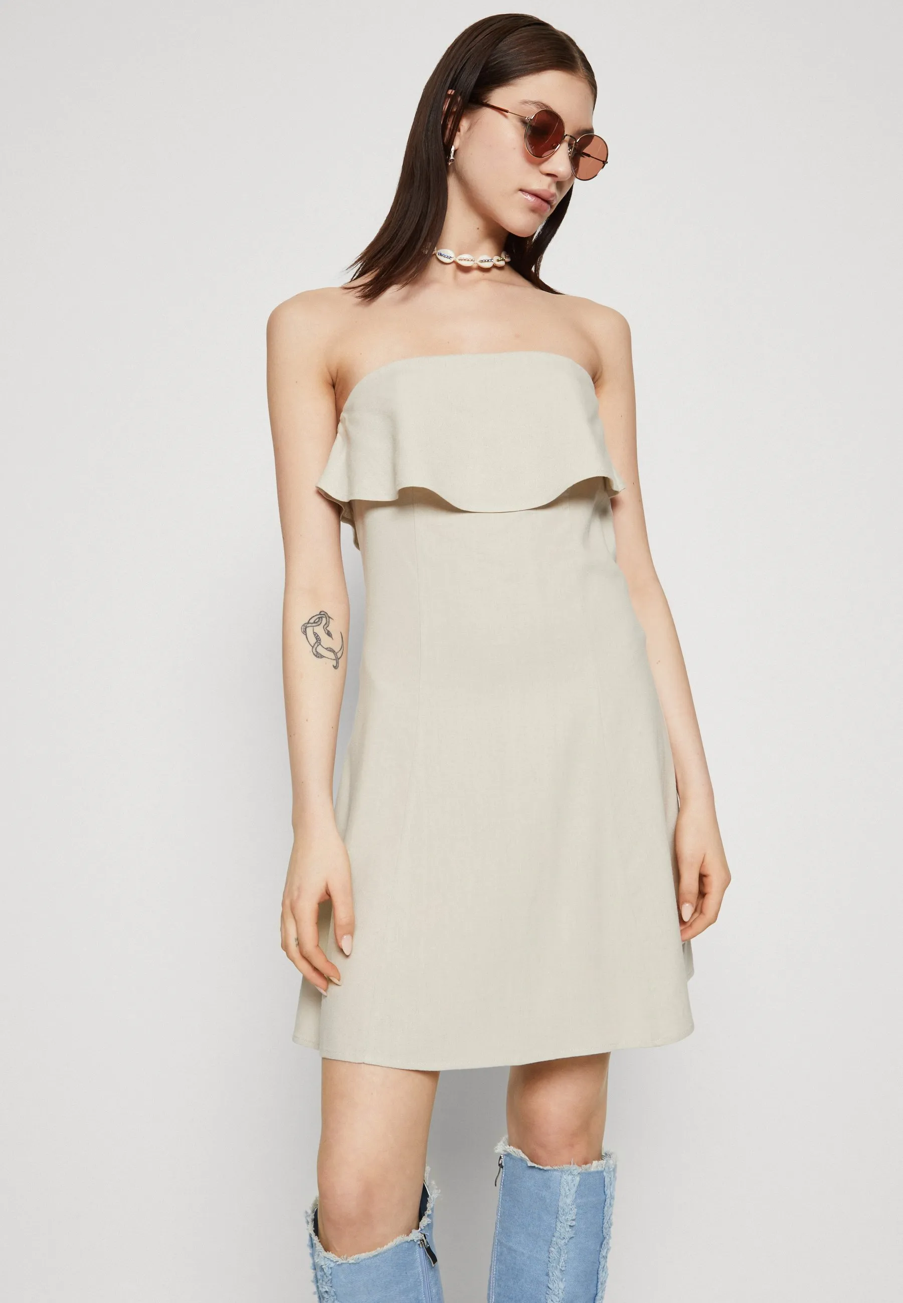 VMDANI TUBE FRILL SHORT DRESS  - Vestito estivo