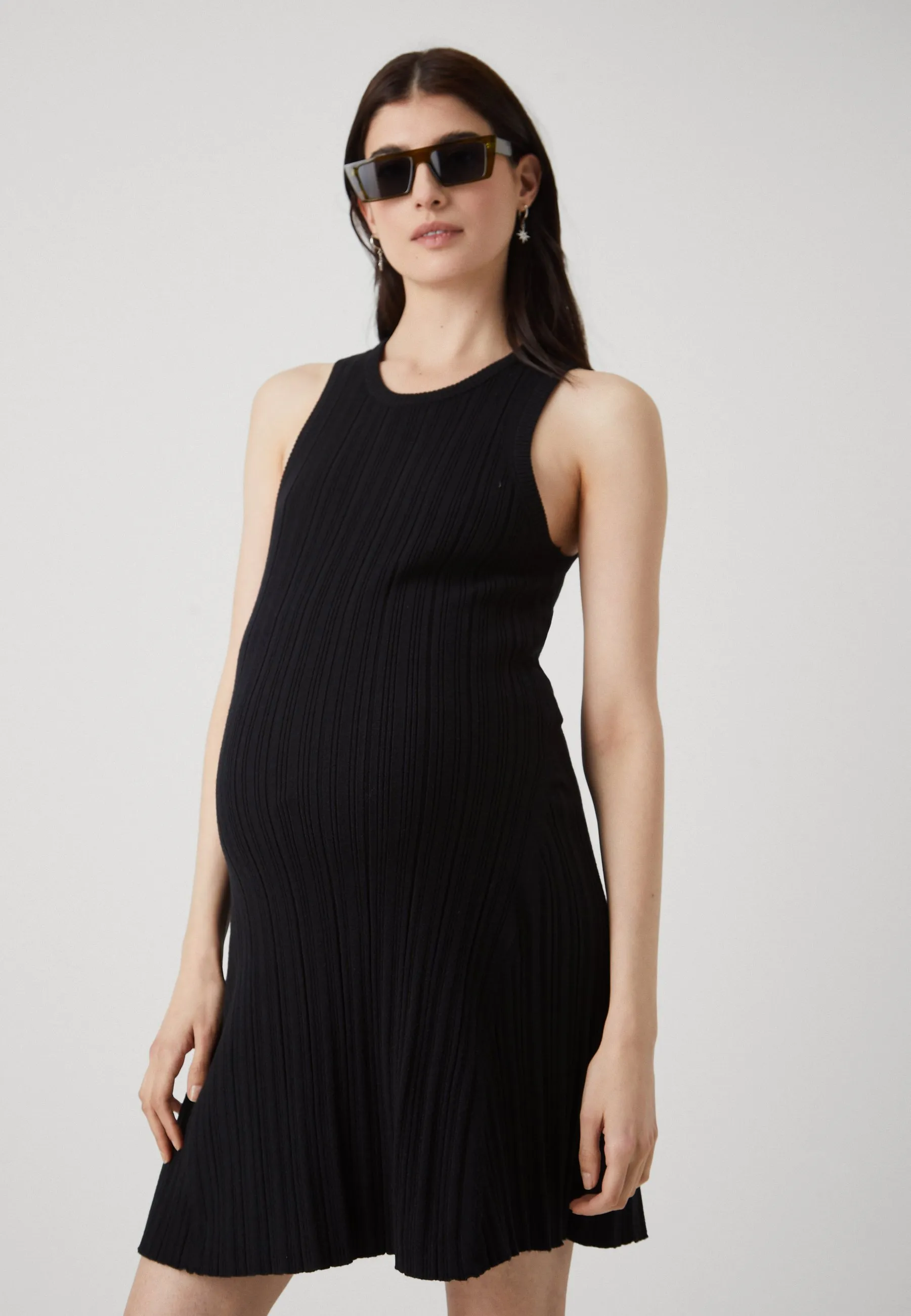VMMSTEPHANIE O NECK DRESS - Vestito di maglina