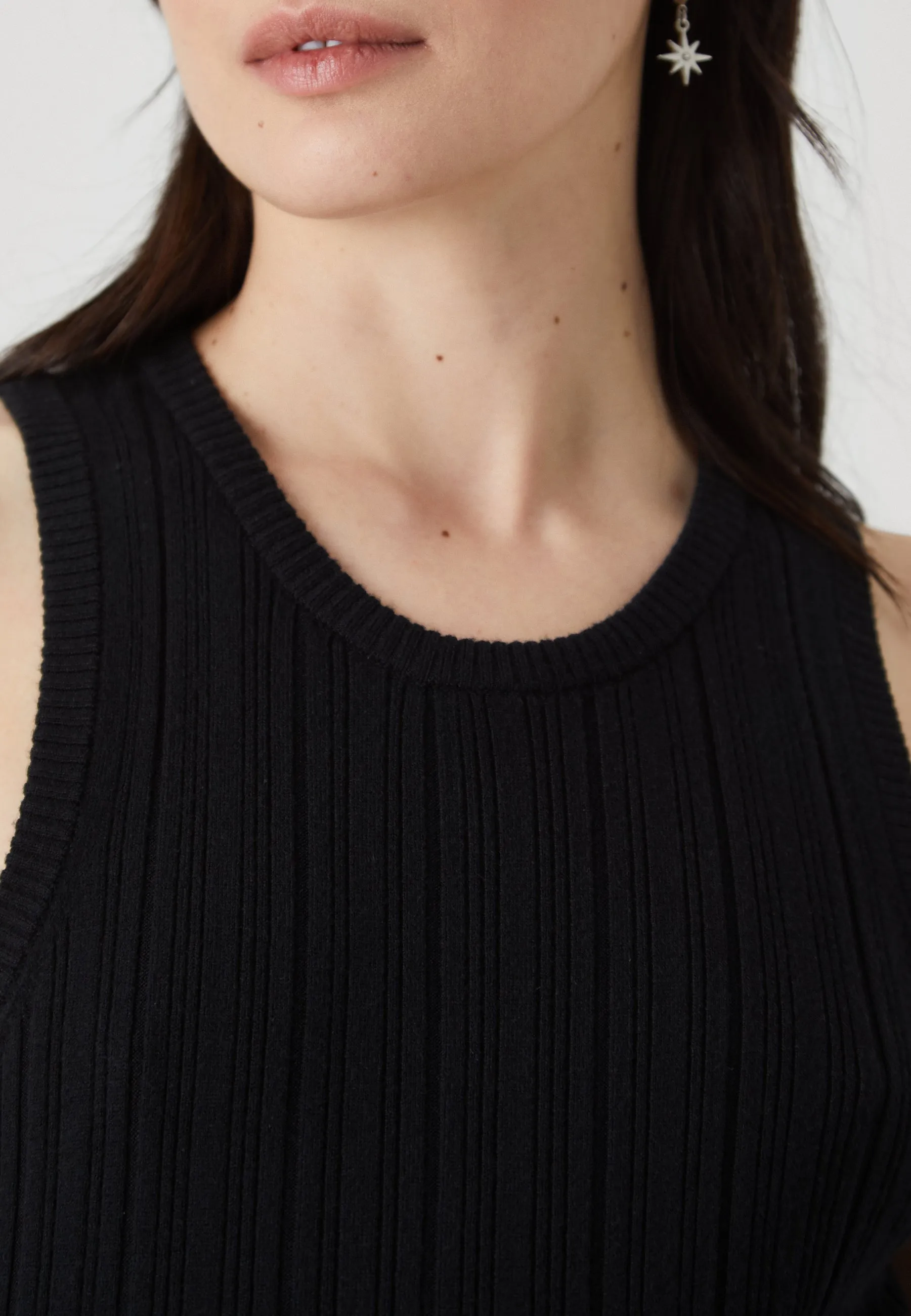 VMMSTEPHANIE O NECK DRESS - Vestito di maglina