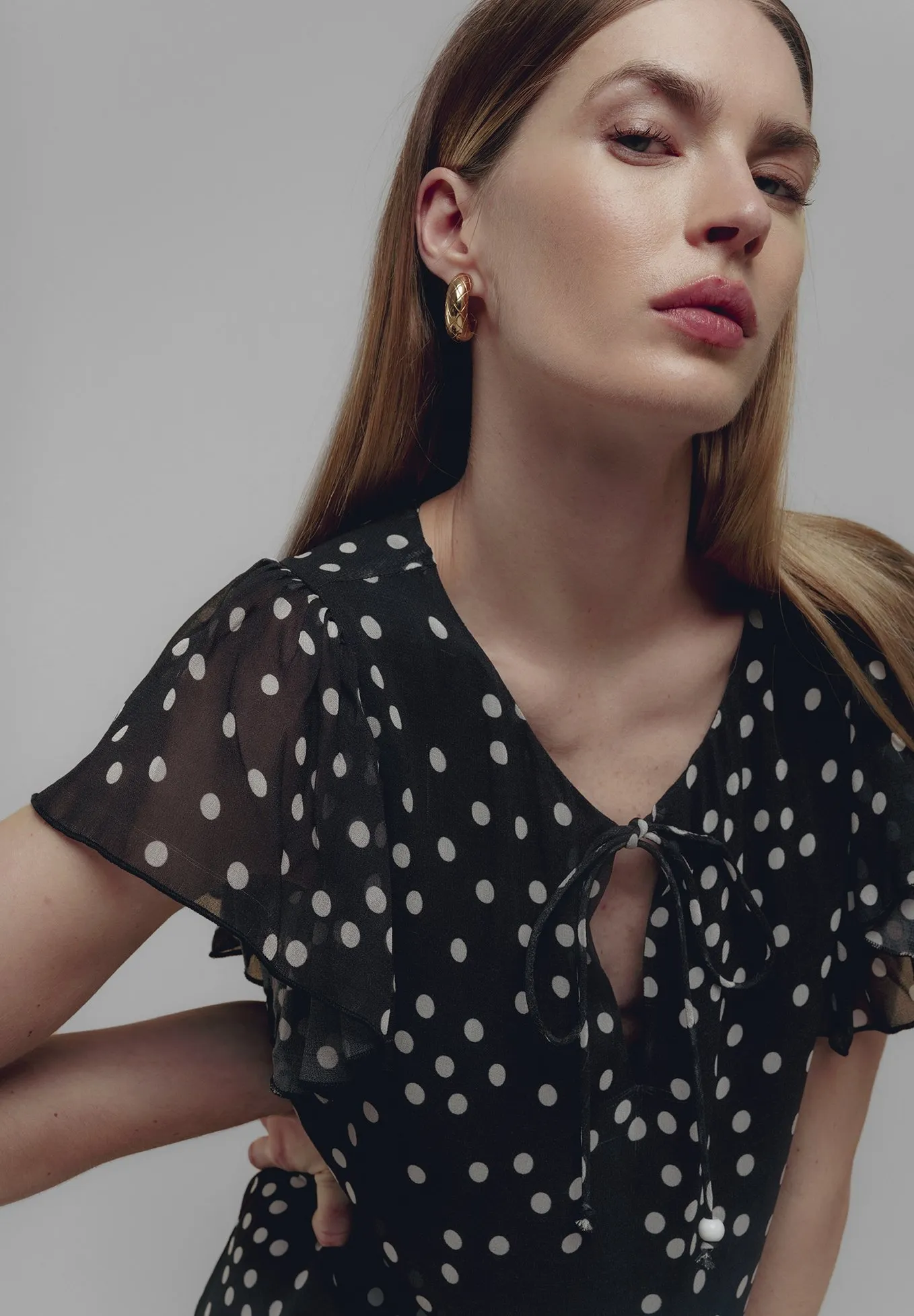 VOLANTES Y ESTAMPADOS COMBINADOS - Vestito estivo