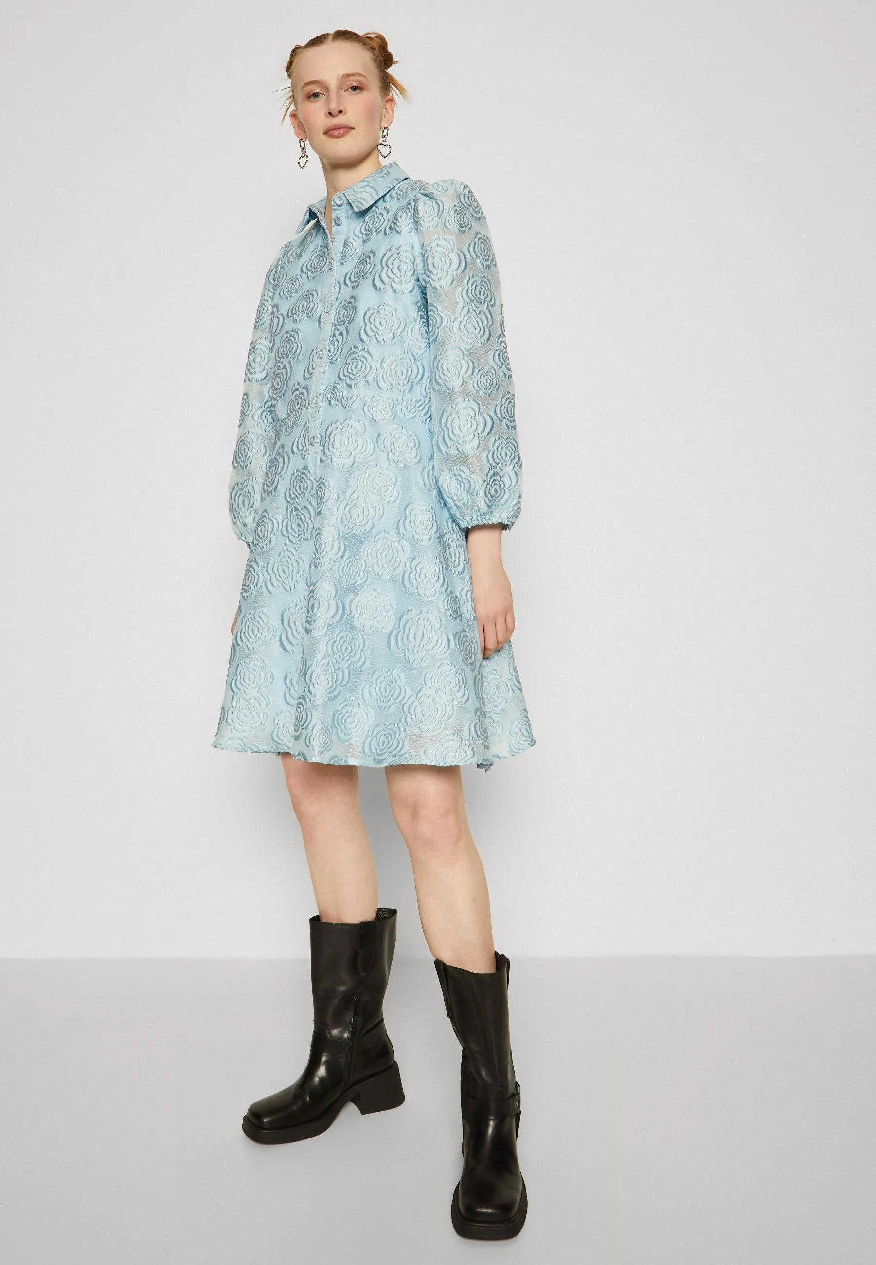 YASPHELIA 3/4 SHIRT DRESS - Vestito elegante