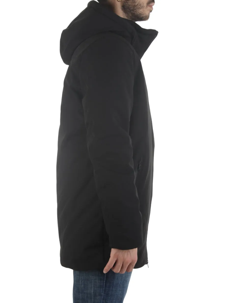 Yes-Zee giubbino imbottito con cappuccio in softshell nero