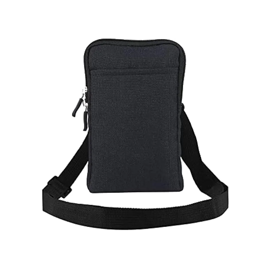 ZXYJMXN Borsa per Cellulare da Uomo, Borsa a Tracolla Uomo Piccolo, 6.9″ Multifunzione Marsupi Sportivi Portafoglio Custodia da 